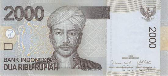Indonesien 2000 Rupiah 2009 p148a